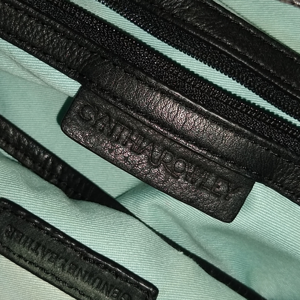 Cynthia Rowley Python Leather Large Shoulder Bag. - image 8